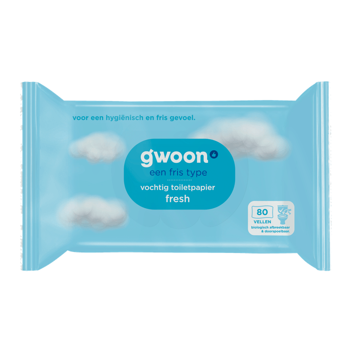 G'woon Vochtig toiletpapier fresh
