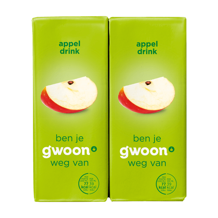 G'woon Appeldrink 10x200 ml