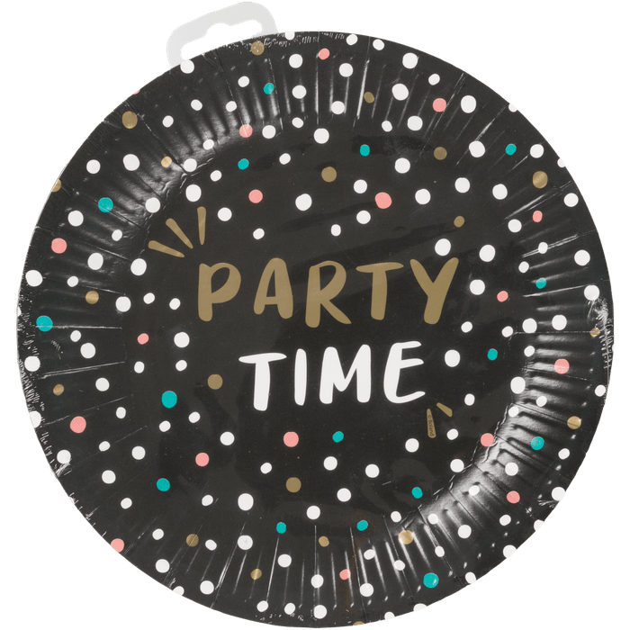 Non food Party time bordjes 23 cm