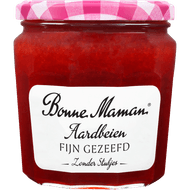 Bonne Maman Fruitspread aardbei fijn gezeefd