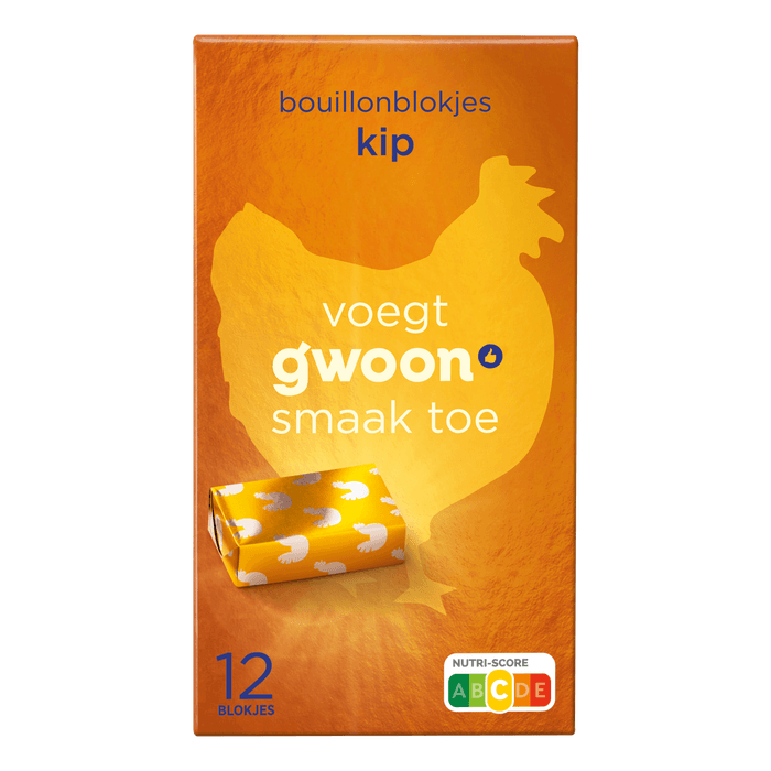 G'woon Bouillon blokjes kip 12 stuks