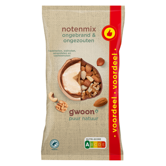 G'woon Notenmix ongebrand en ongezouten