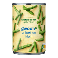 G'woon Sperziebonen fijn gebroken