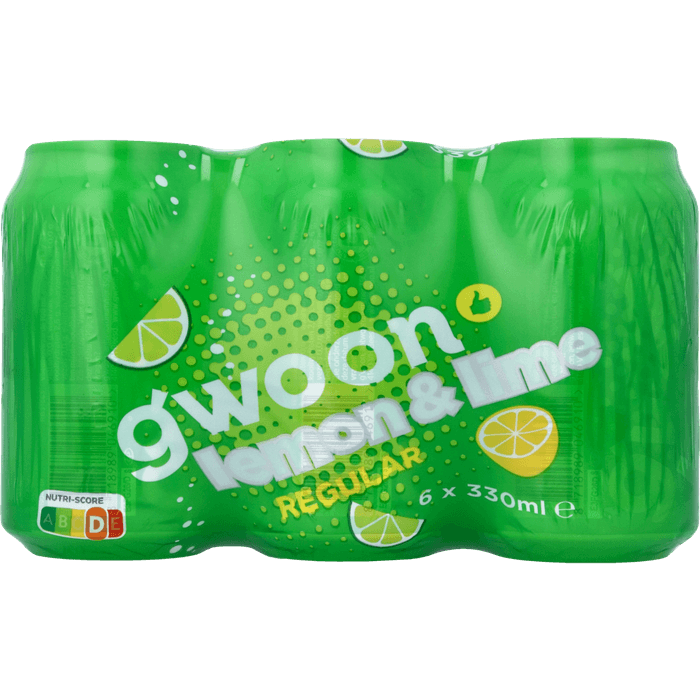 G'woon Lemon lime 6x33 cl
