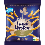 Lamb Weston Ziggy fries naturel