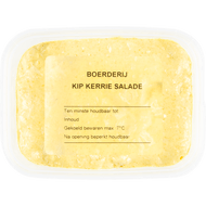 Salade boerderij kip kerrie