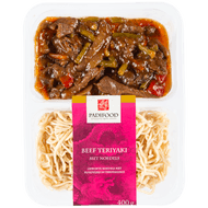 Padifood Beef teriyaki met noedels