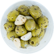 DekaMarkt Olijven knoflook groen