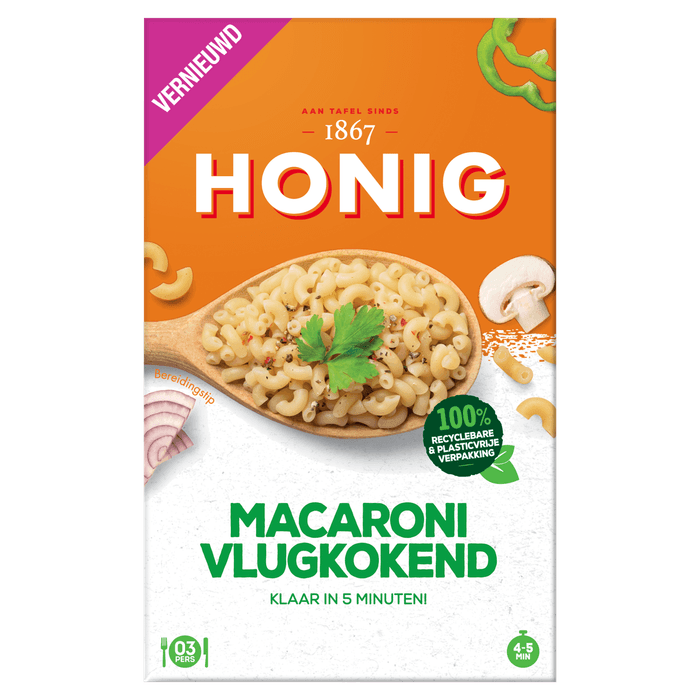 Honig Macaroni vlugkokend
