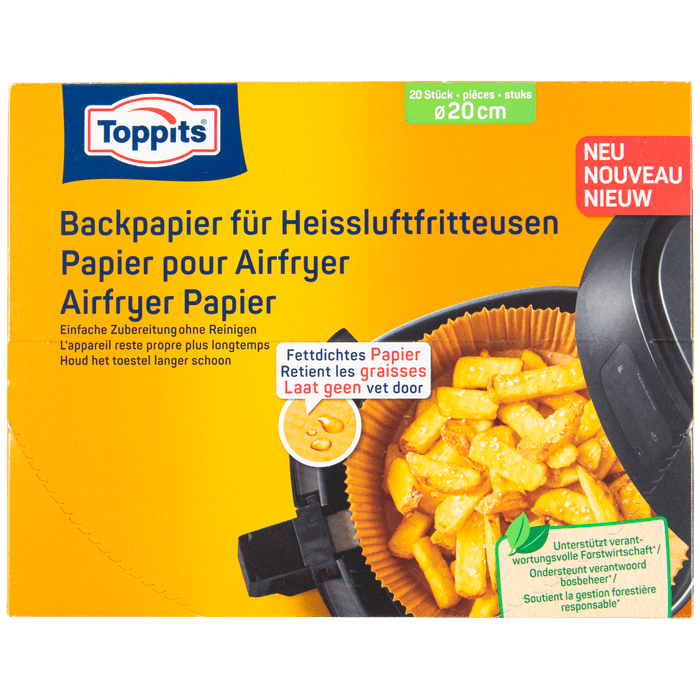 Toppits Airfryer papier 20cm
