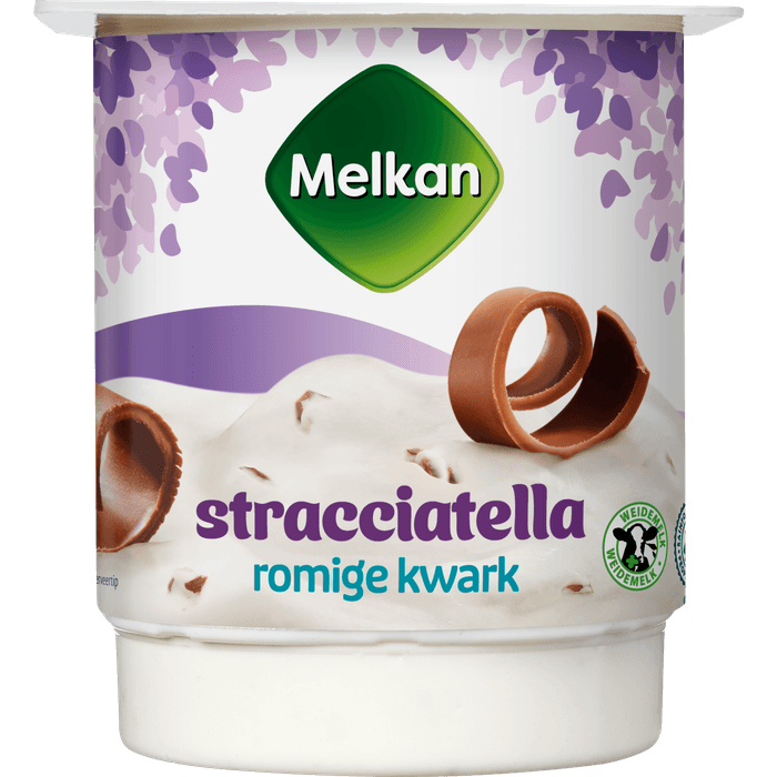 Melkan Halfvolle kwark stracciatella