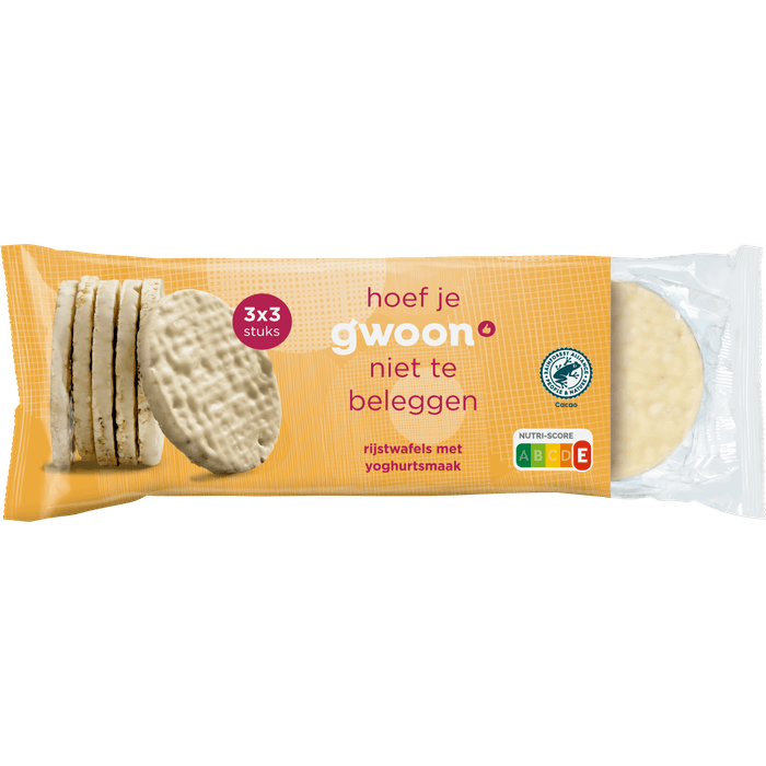 G'woon Rijstwafels yoghurt