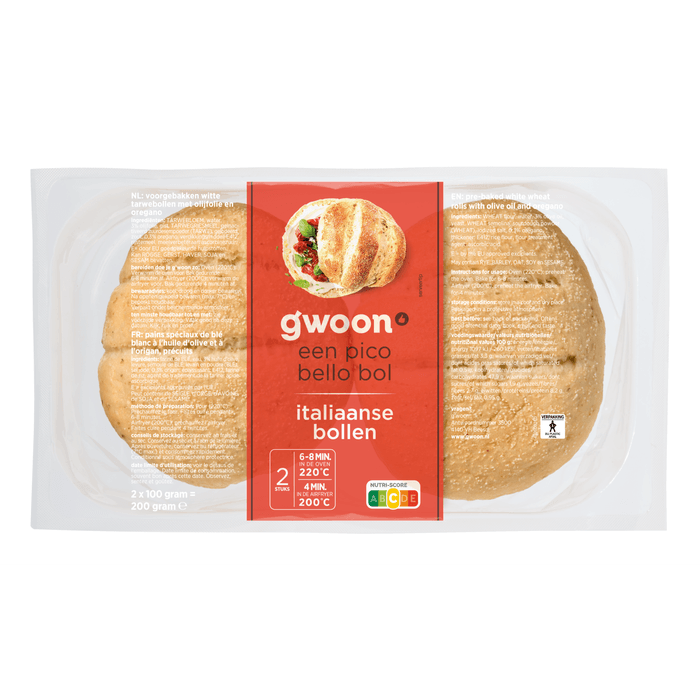 G'woon Italiaanse bollen 2 stuks