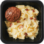 DekaMarkt Zuurkoolstamppot met gehaktbal