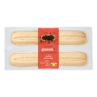 G'woon Pistolet wit 4 stuks