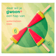 G'woon Watermeloenijsjes 6 stuks