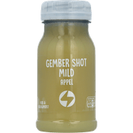 Mild shot appel gember citroen