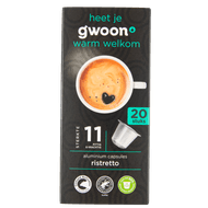 G'woon Koffiecapsules ristretto