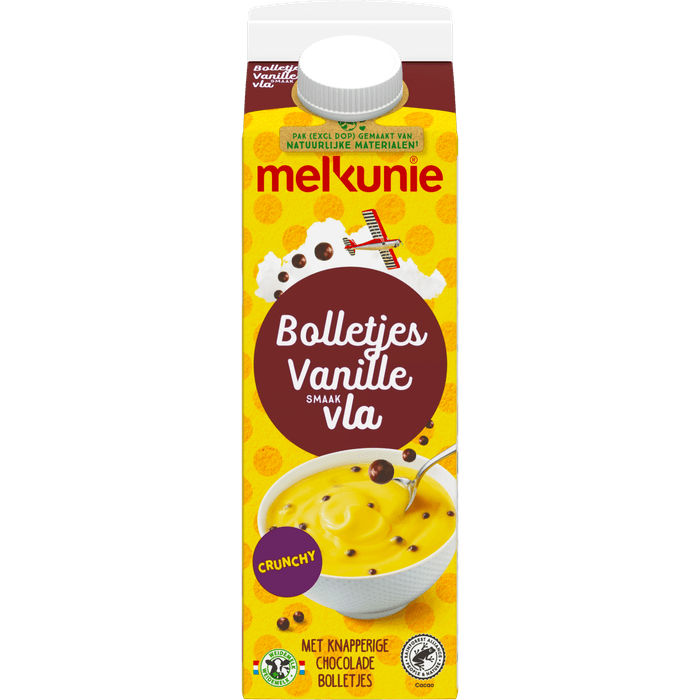 Melkunie Bolletjes vanillevla crunch