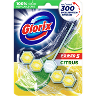 Glorix Toiletblok power citrus 5-ball
