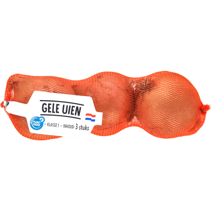 Gele uien trio