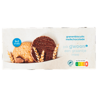 G'woon Granenbiscuit melk chocolade