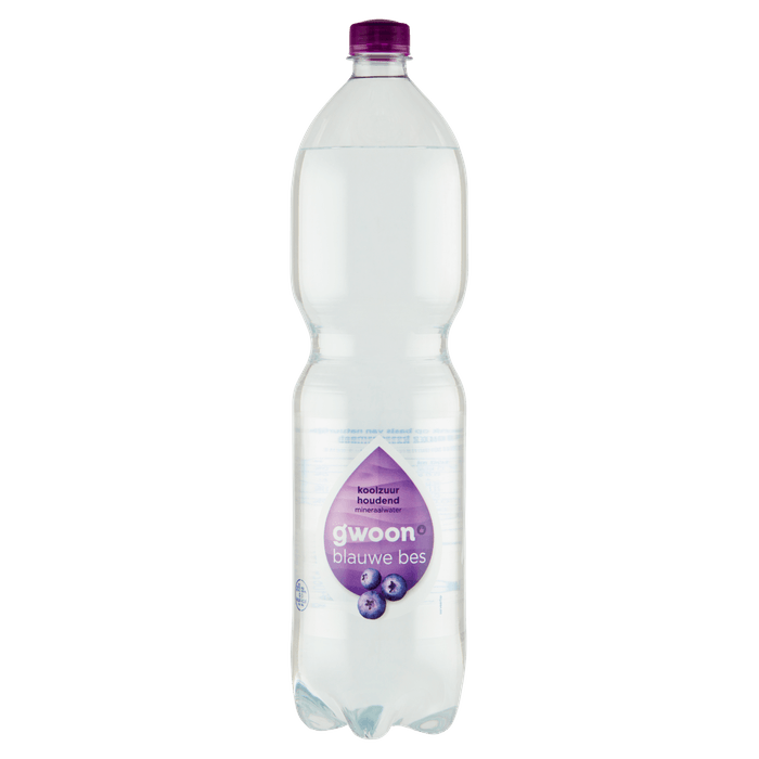 G'woon Bruisend mineraalwater blauwe bes