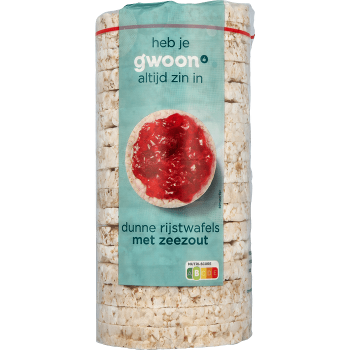 G'woon Rijstwafel met zeezout