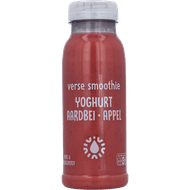 Smoothie yoghurt aardbei