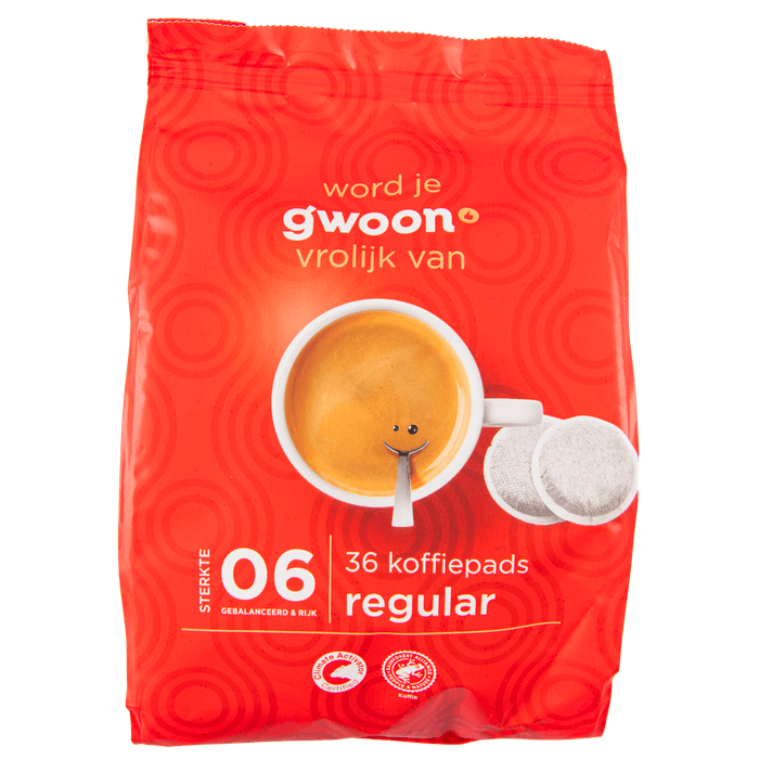 G'woon Koffiepads regular