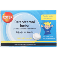 Roter Paracetamol smelttablet junior 250mg
