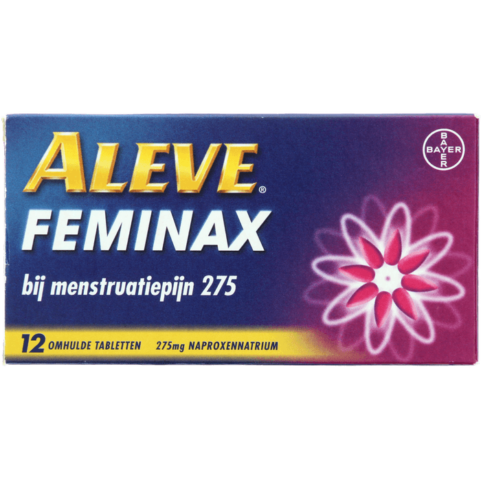 Aleve Feminax tableten menstruatiepijn 275mg