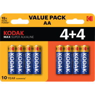 Kodak Batterijen max alkaline aaa