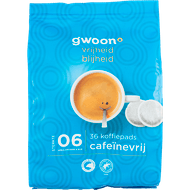 G'woon Koffiepads cafeinevrij