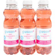 G'woon Vitamine drink 0% framboos-granaatappel 6x50 cl