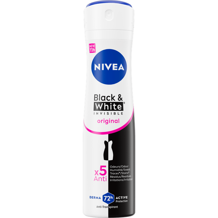 Nivea Deospray men invisible black & white