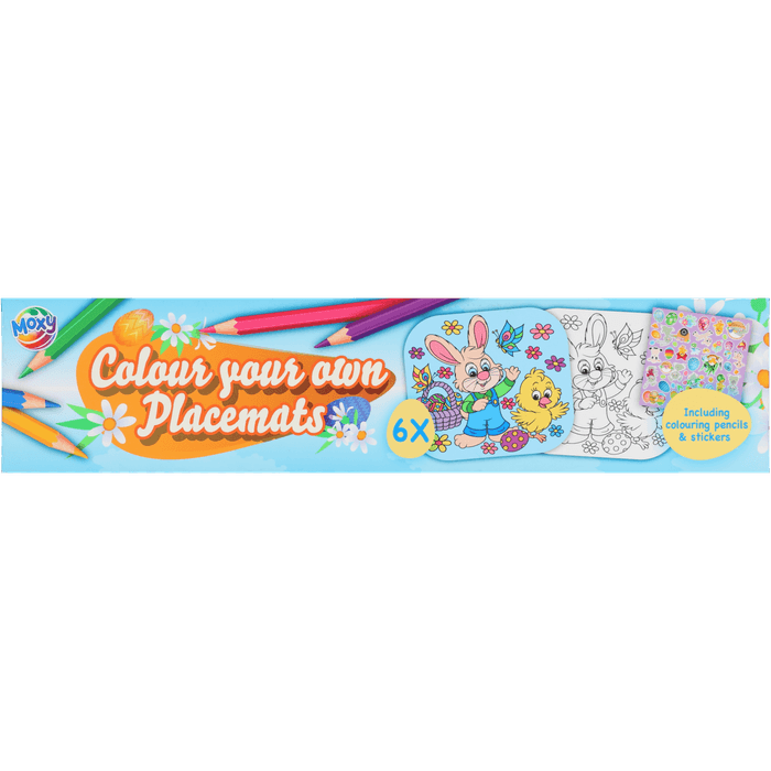 Paas kleurplacemats + potloden