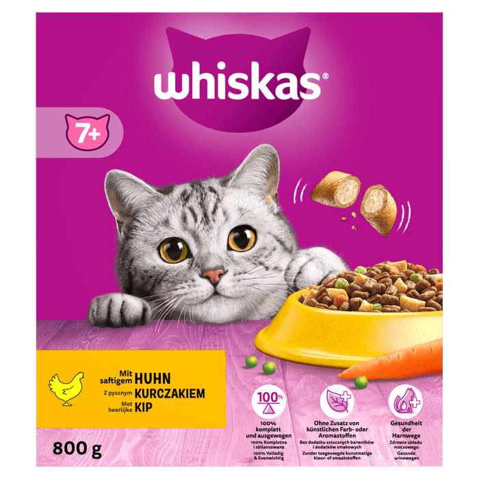 Whiskas Kattenvoer senior kip