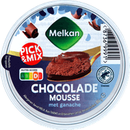 Melkan Chocolademousse met ganache
