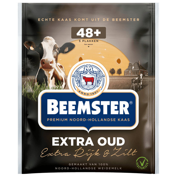 Beemster Kaas extra oud 48+ plakken