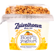 Zuivelhoeve Boern yoghurt muesli mango passievrucht