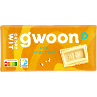 G'woon Chocoladereep wit met rijstcrisp