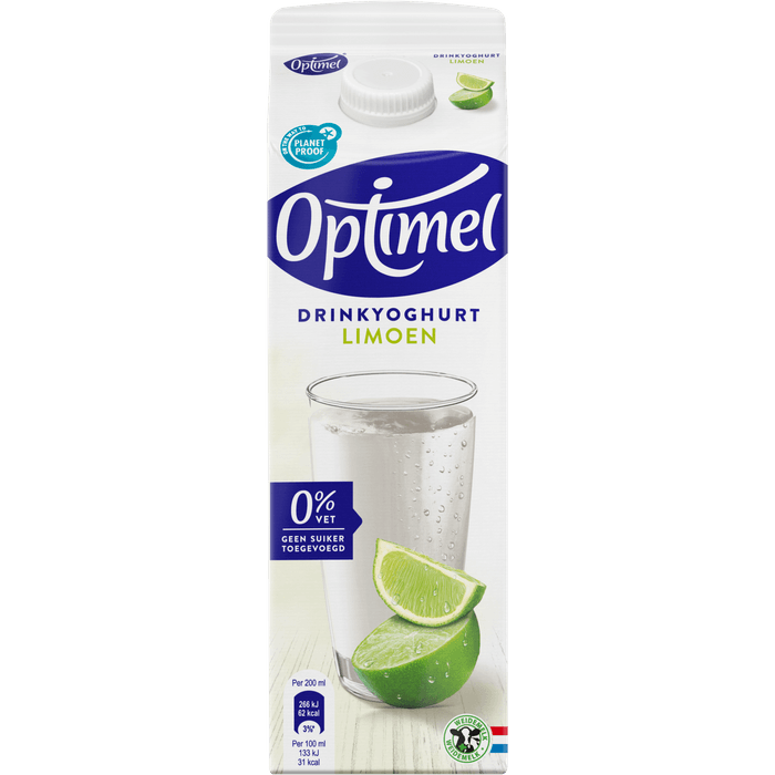 Optimel Drinkyoghurt limoen