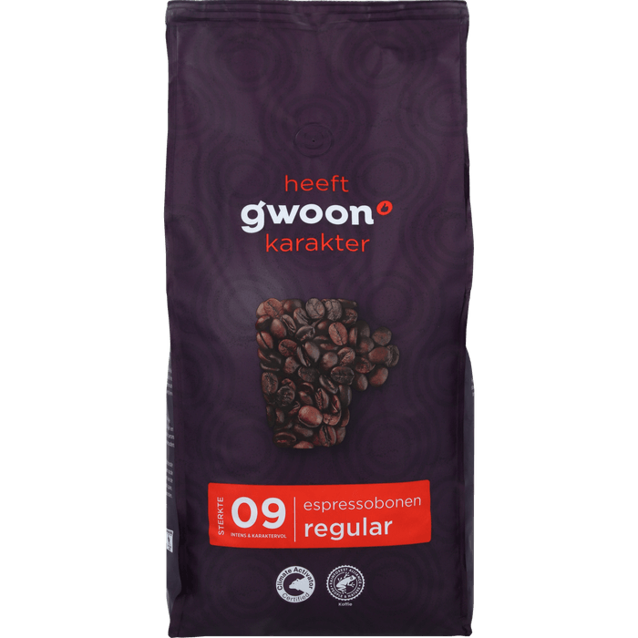 G'woon Koffiebonen regular espresso