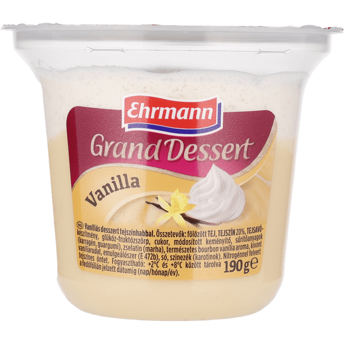 Ehrmann Grand dessert vanille met slagroom