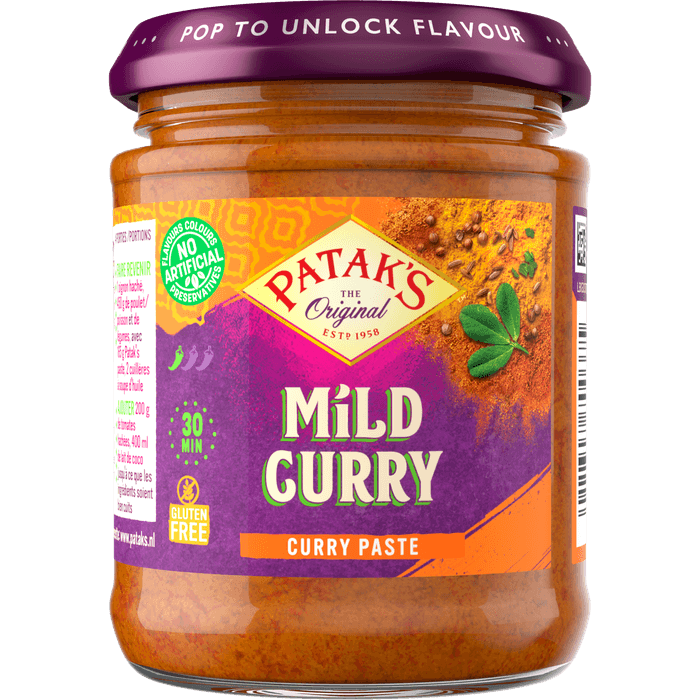 Patak's Kruidenpasta milde curry
