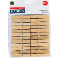 Altijd handig Wasknijper bamboe 24 stuks