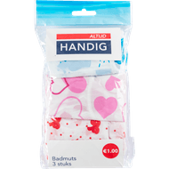 Altijd handig Badmuts 3 st.