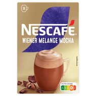 Nescafé Oploskoffie wiener melange 8 st.