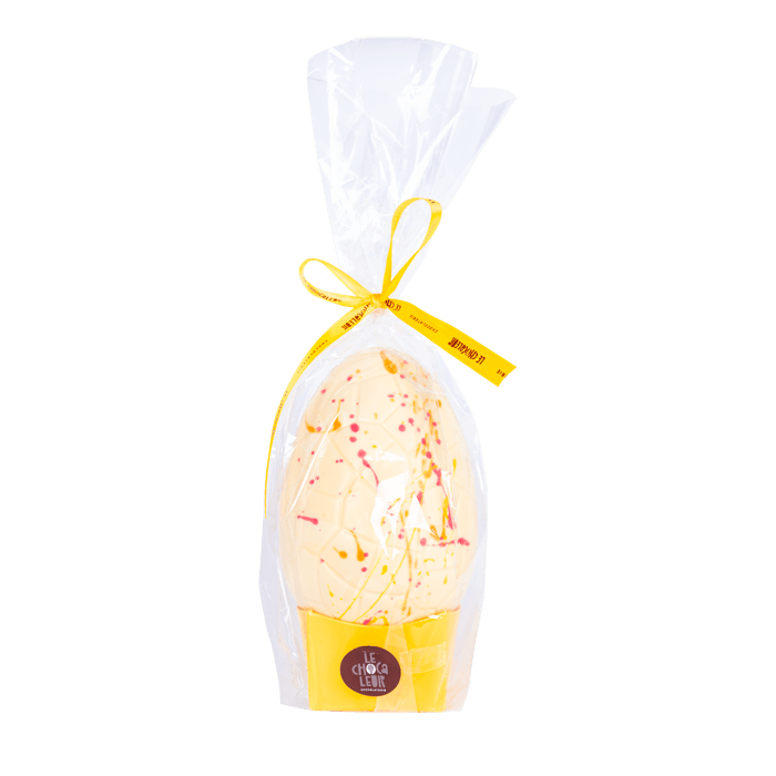 Le Chocaleur Holfiguur paasei gespetterd